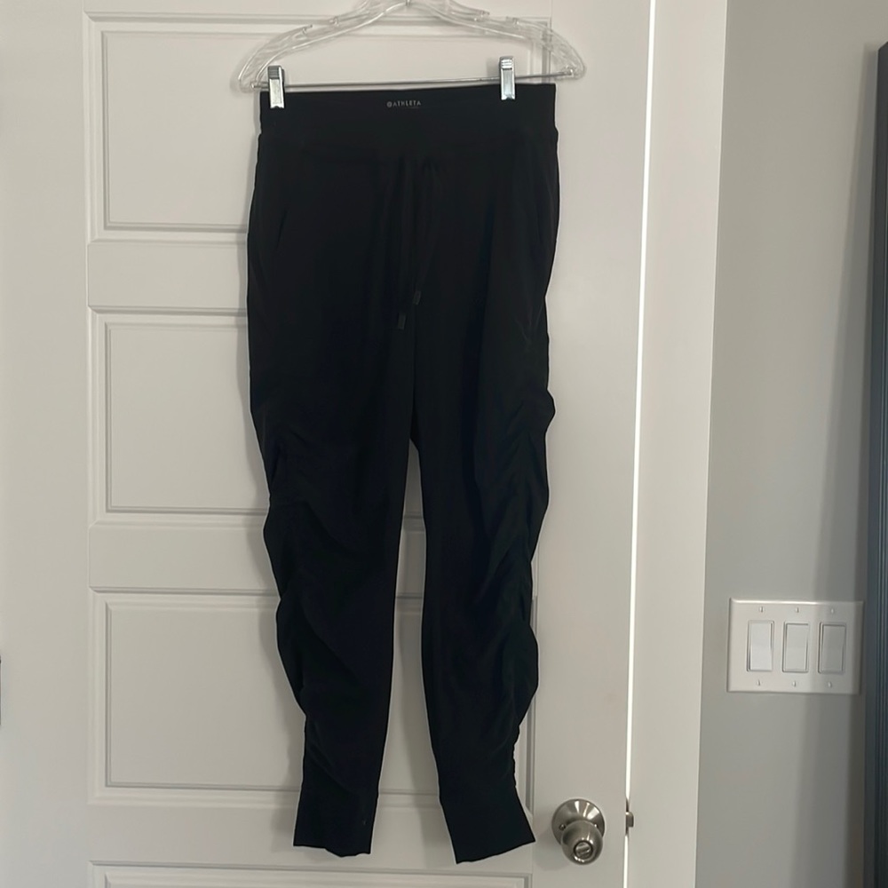 Athleta black dance joggers size 2